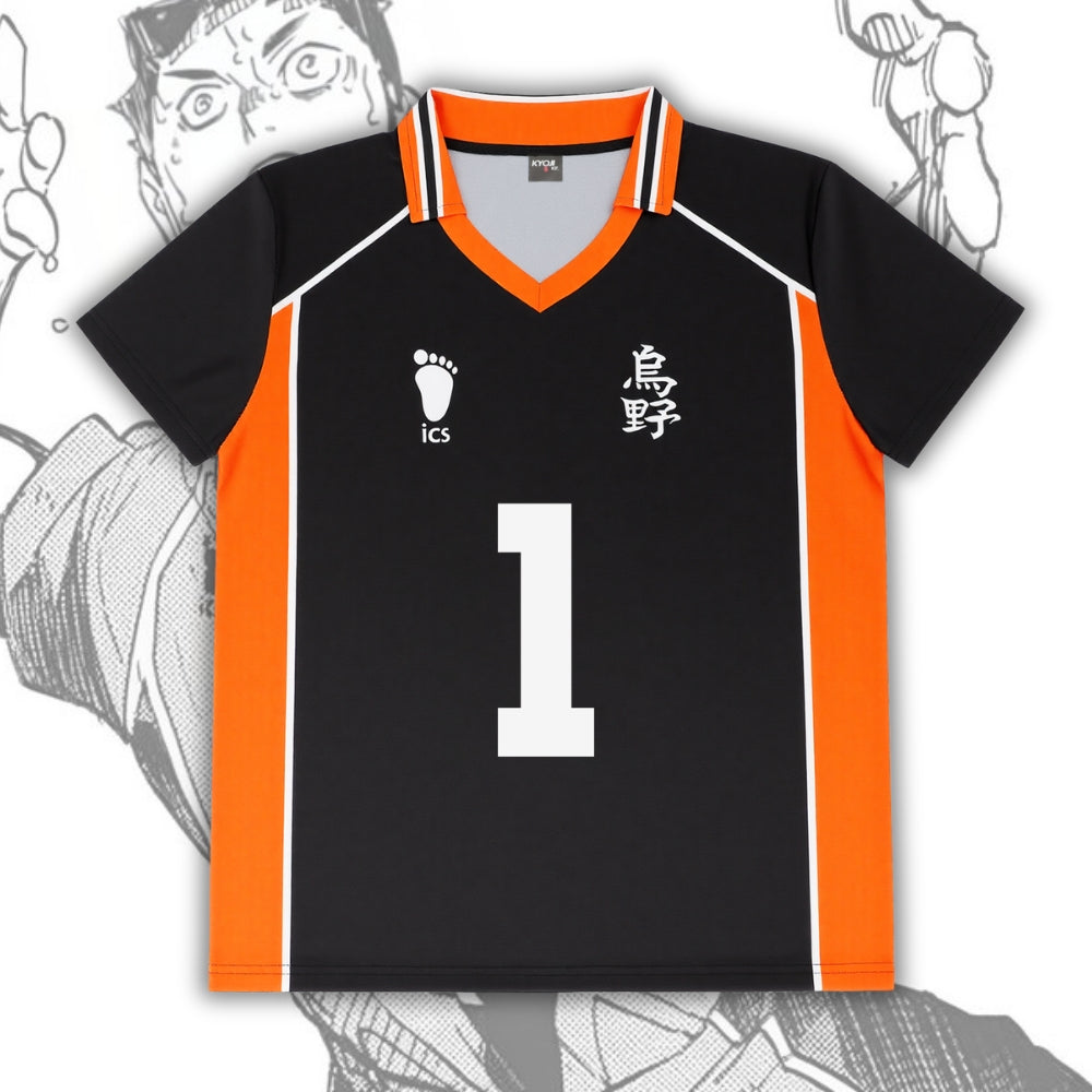 Maillot Haikyu!! - Kit Domicile Karasuno