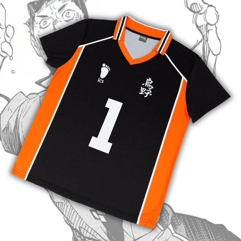 Maillot Haikyu!! - Kit Domicile Karasuno