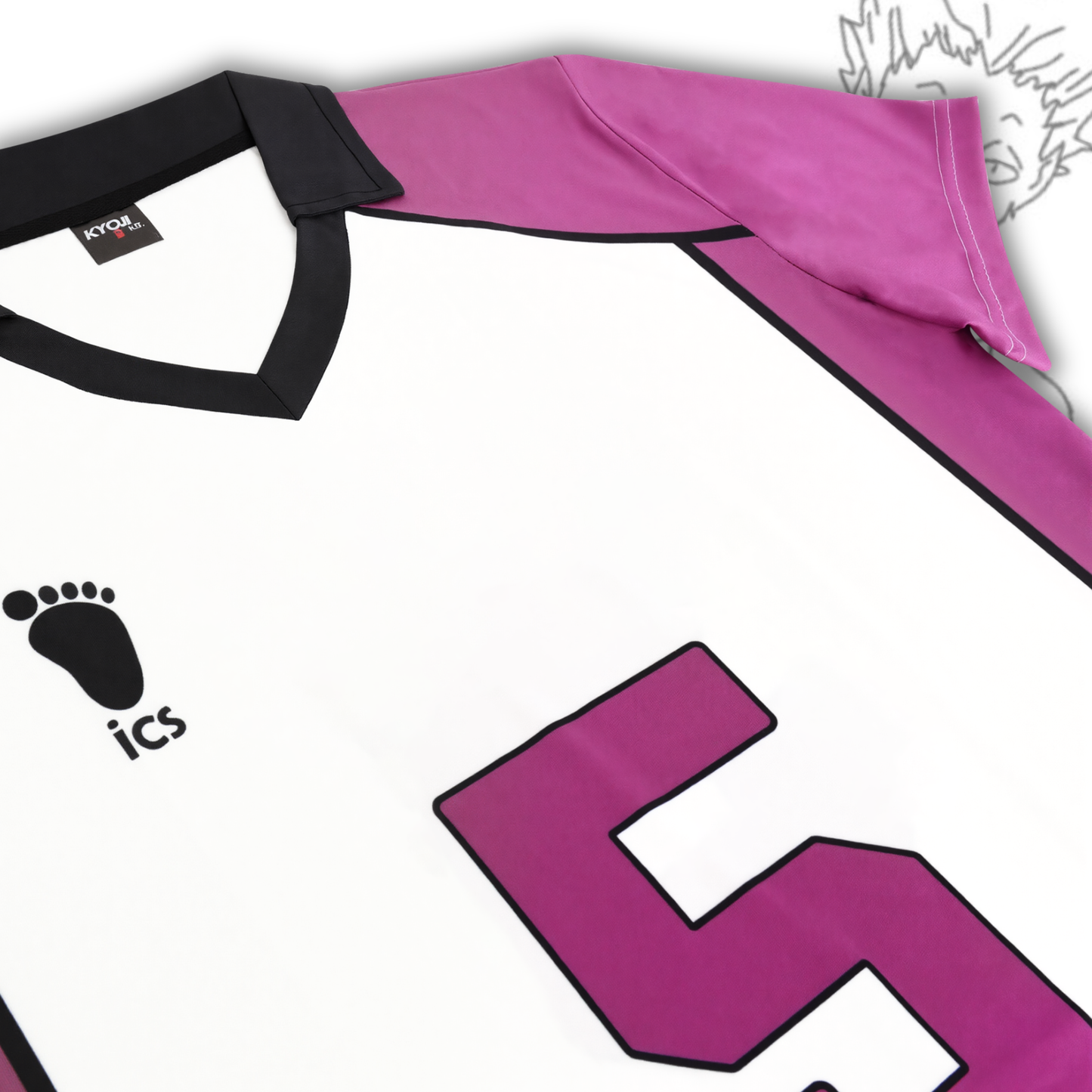 Haikyuu!! Jersey - Shiratorizawa Home Kit