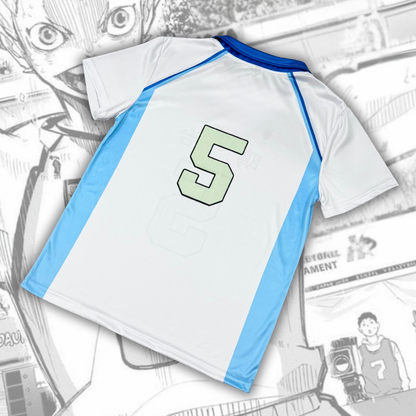 Haikyuu Jersey - Kamomedai Home Kit