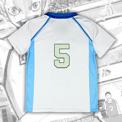 Haikyuu Jersey - Kamomedai Home Kit