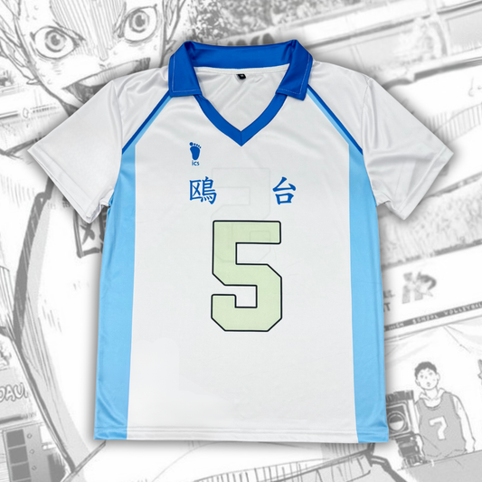 Maillot Haikyuu - Kit Domicile Kamomedai