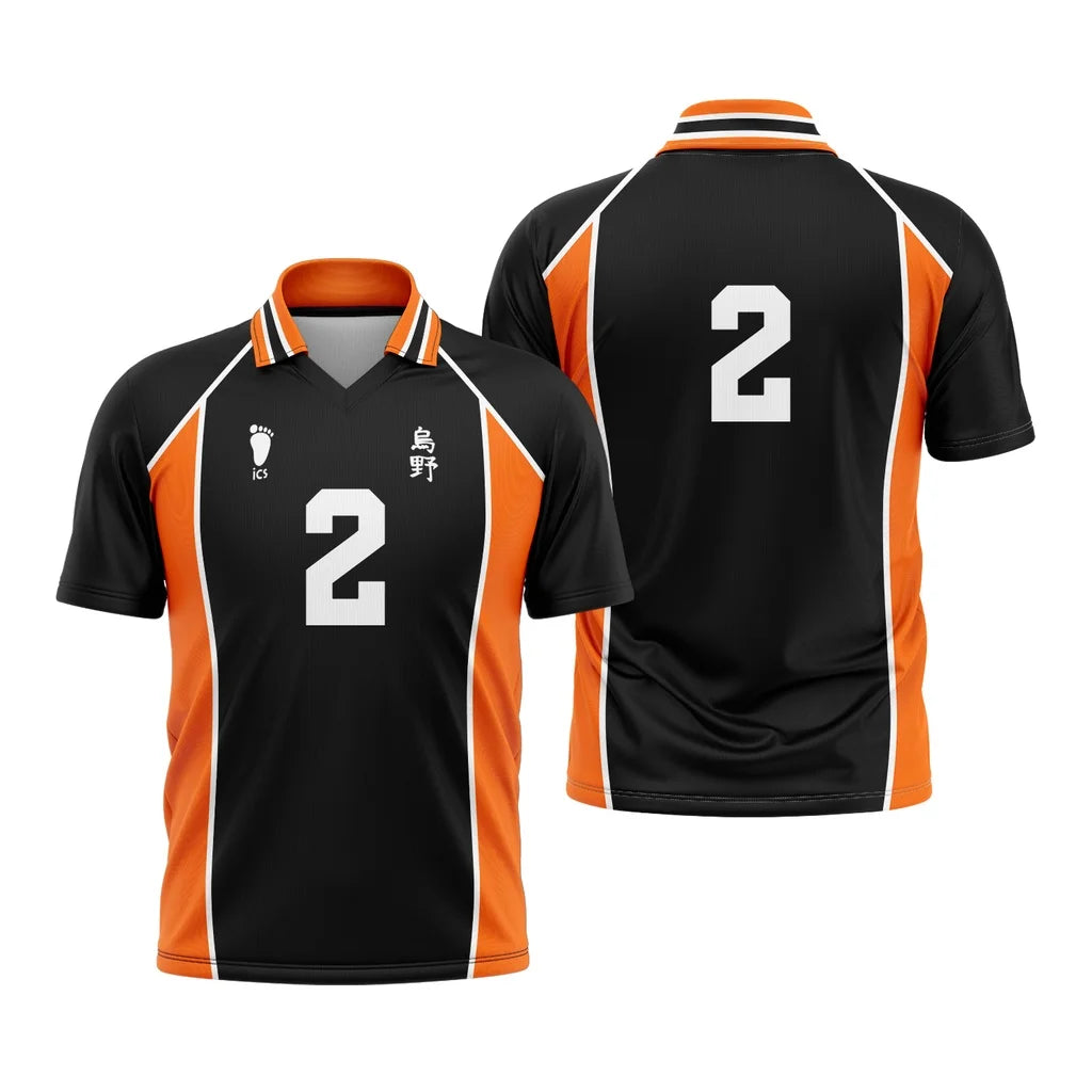 Camiseta Haikyuu - Kit de local Karasuno