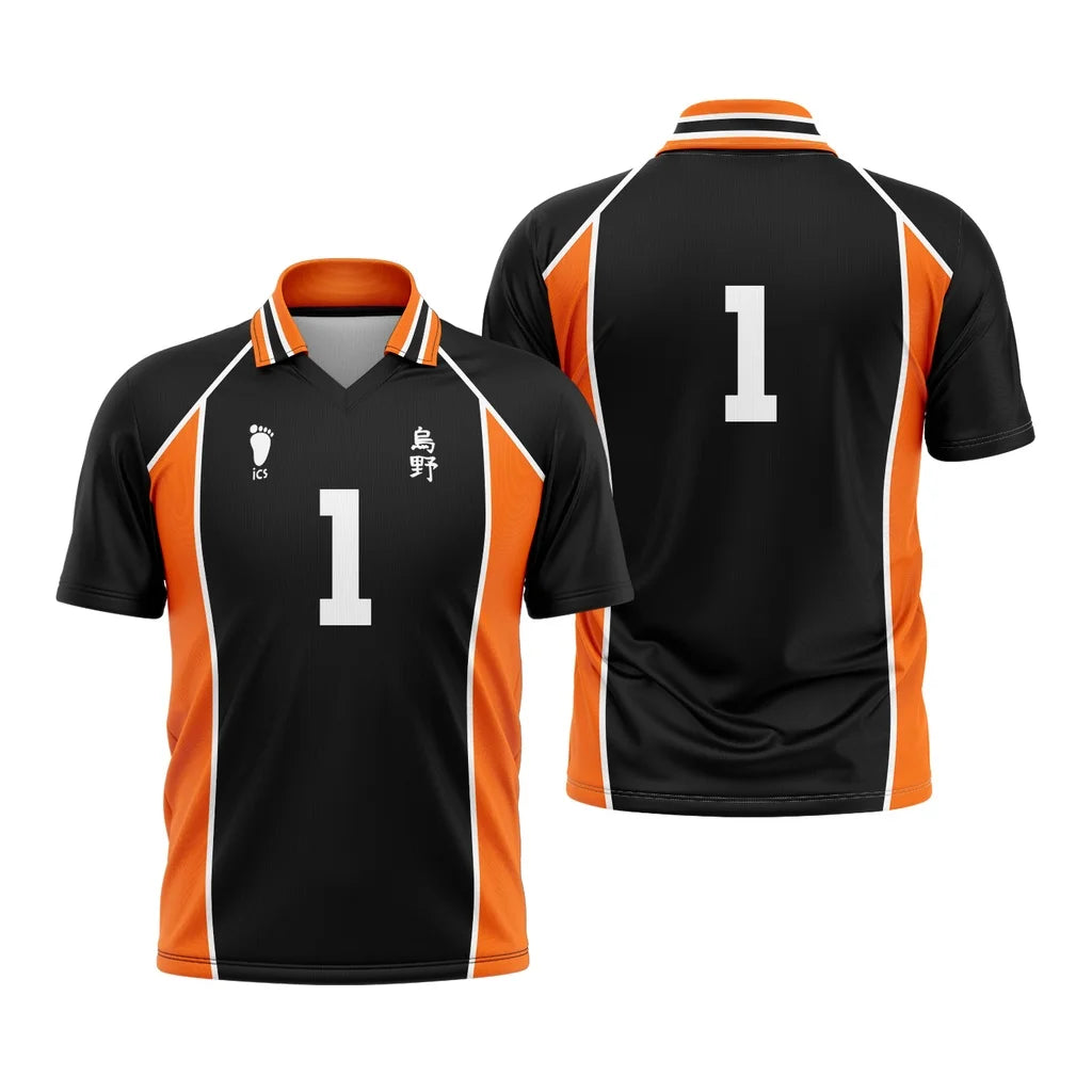 Camiseta Haikyuu - Kit de local Karasuno