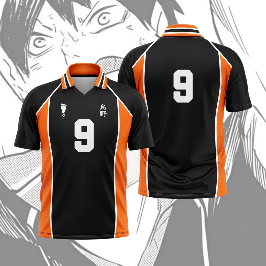 Camiseta Haikyuu - Kit de local Karasuno
